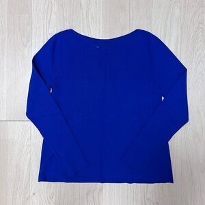 MM Lafleur Royal Blue Knit Top